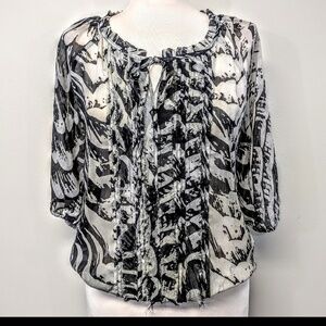 Express Boho Chiffon Top